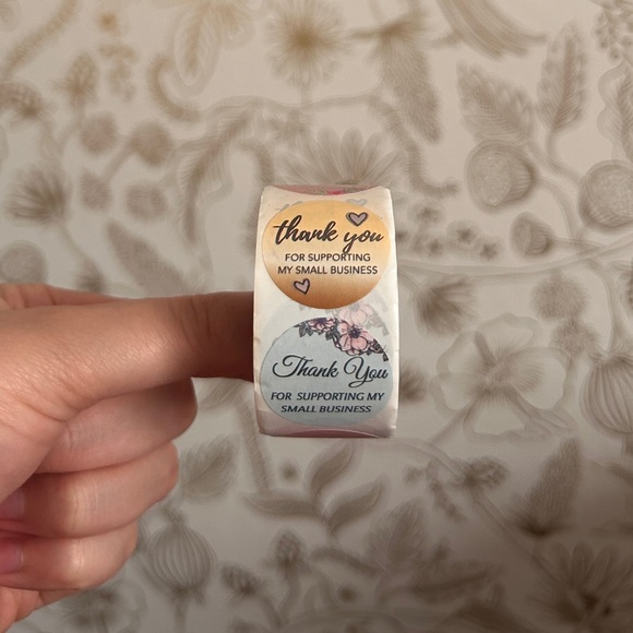 500 pcs "Thank You for Supporting My Small Business" Stickers - Picture 3 of 9